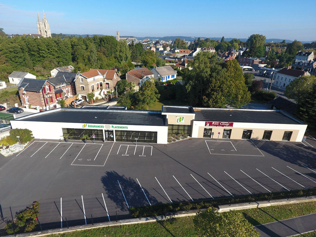 Les locaux EGP vus du ciel